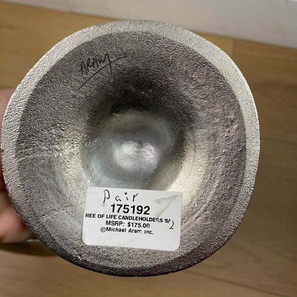 Michael Aram Tree of Life Candleholders - Picture 3 of 8